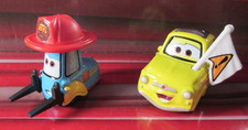 Luigi & Guido (Race & Rescue) - LOOSE metal die-cast - Disney Pixar Cars