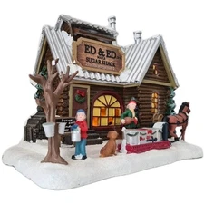 🚨 Enchanted Forest 0655 Holiday Sugar Shack Maple ED ED Christmas Village House