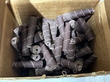 3/8" X 1-1/2" X 1/8" 120 Grit Full Tapered Cartridge Roll Aluminum Oxide 100 PKG