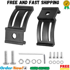 LED Light Bar Mounting Brackets Kit - 2PCS Bottom Mounted Slide Base Bracket ...