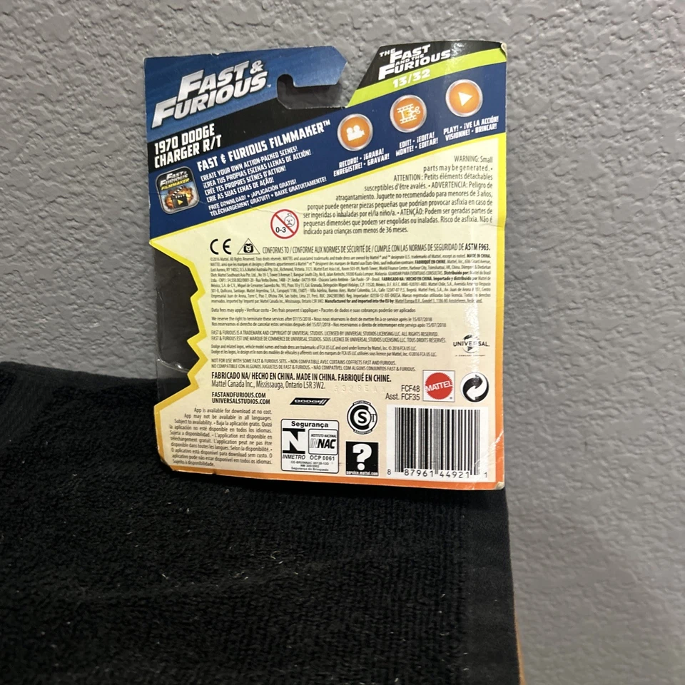 Ford GT-40 Fast and Furious Model Car Mattel 1:55 32/32 - Image 2 of 2