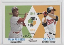 2014 Topps Heritage Then & Now Frank Robinson Chris Davis #TAN-RD HOF 02v3
