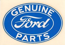 Genuine Ford Parts - Original Vintage 1960s Racing Water Slide Decal Genuine Ford Parts - Original Vintage 1960s Racing Water Slide Decal