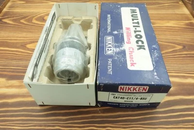 Nikken CAT40 C11/4-85U Multi Lock Anniversary Milling Chuck 1 1/4" Japan NOS