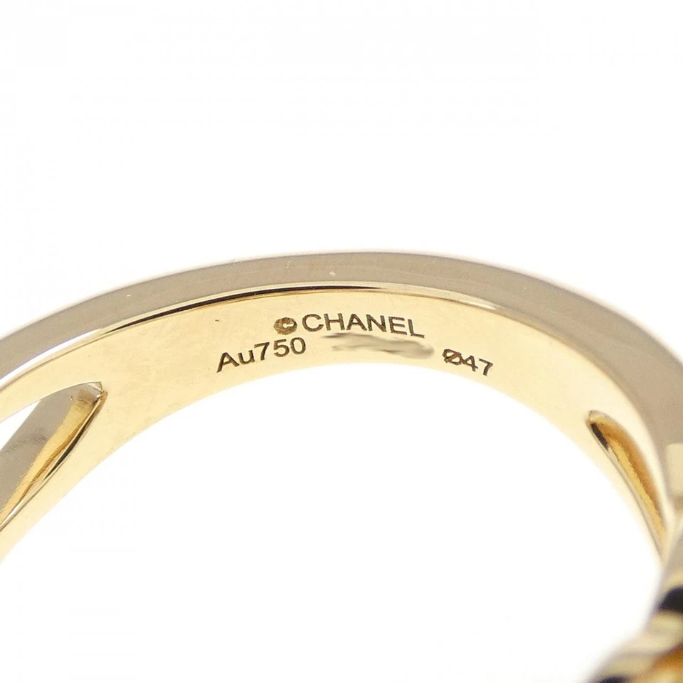 Auténtico anillo Chanel camelia #270-004-148-9595 Foto 4 de 4