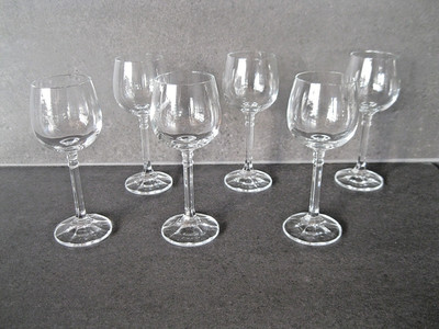 6 schöne Gläser von Veba Glas für Likör Aperitif Portwein VEBA-Glas Vintage