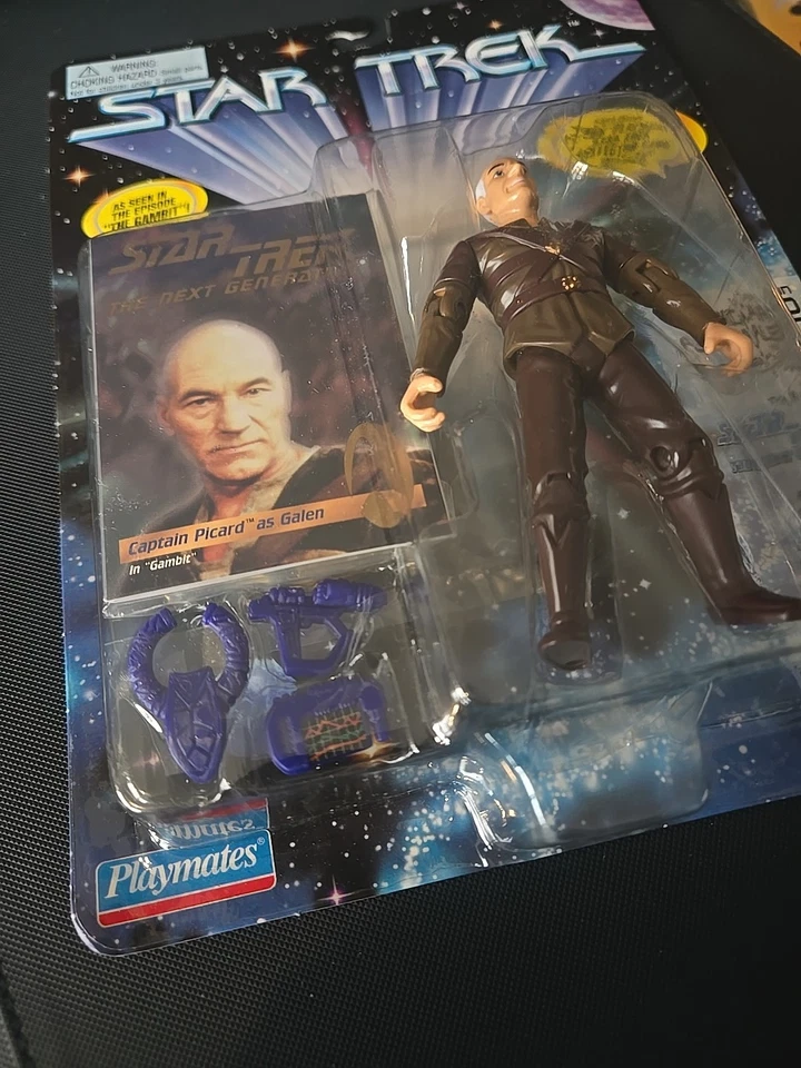 Figura de acción Star Trek Capitán Picard Galeno Pirata Intergaláctico 1995 Playmates Foto 4 de 4