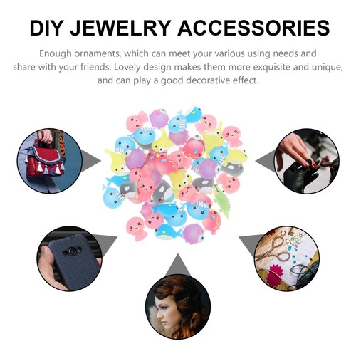 50 Pcs Mobilfunkmaterial Mit Kleberdrop Dekorative Handydekoration - 第 9/12 張圖片
