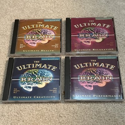Tom Kenyon Ultimate Brain Audio Research 4 CD Health Relaxation Creativity Perf.