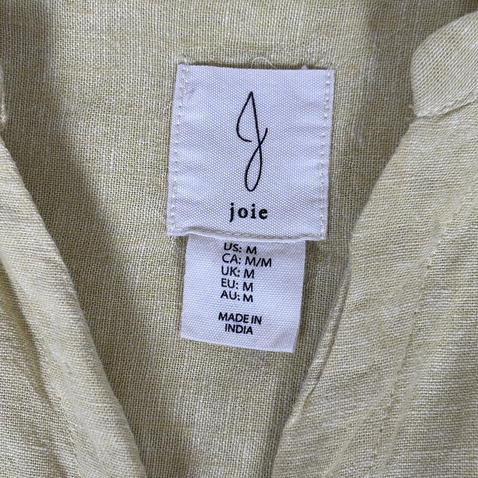 Joie Elevated Basic Linen Blend Button Front Blou… - image 3