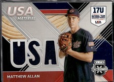 Matthew Allan 2020 Panini Elite Extra Edition #USAM-MA USA Material Black MEM