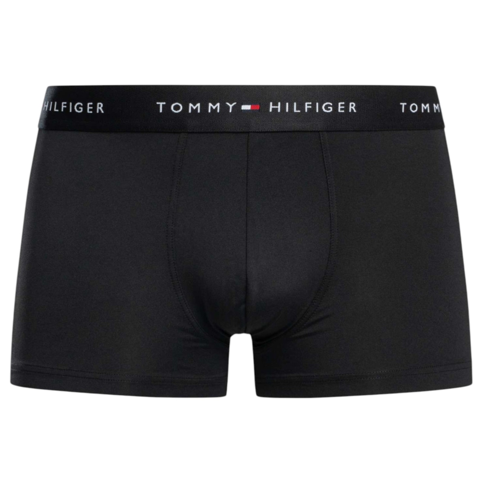 9 x Tommy Hilfiger Mens Microfibre Essential Trunks Black Underwear image 3
