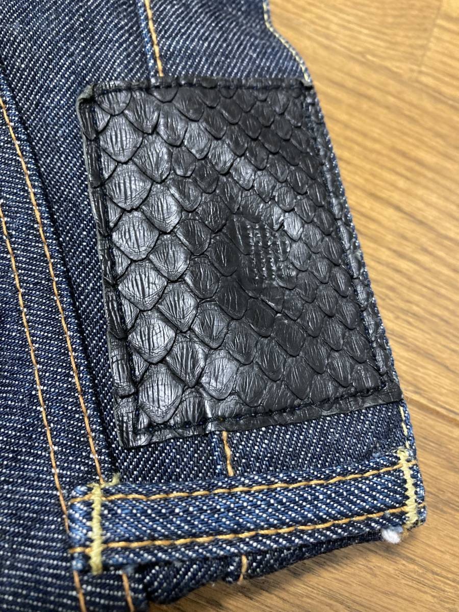 VISVIM Social Sculpture Denim 04R Python Patch In… - image 7