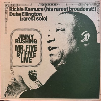 Jimmy Rushing - Mr. Five By Five 'Live' (Vinyl LP - US - Original)