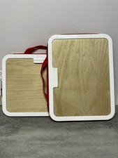 IKEA Lot Of 2 Mala Portable Red Drawing Cases Zipper Pockets 404.598.93 Children