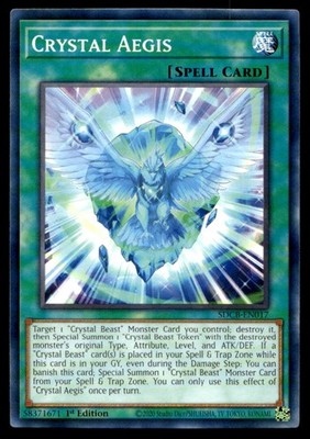 Crystal Aegis Structure Deck: Legend of the Crystal Beasts SDCB-EN017 MP YuGiOh