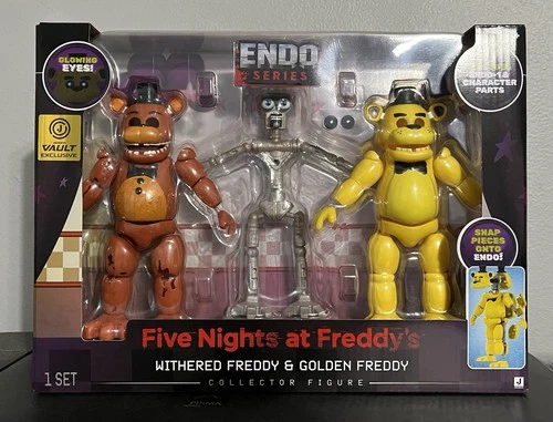 Jazwares Five Nights At Freddy's Golden Freddy Endo Series Vault Excl In Hand. - product listing photo