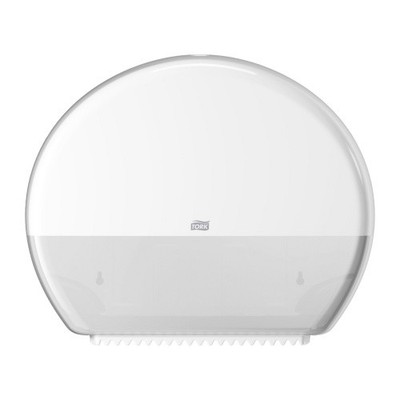 Tork Spender für Jumbo Toilettenpapier Weiß T1, Hohe Kapazität, Elevation Linie,