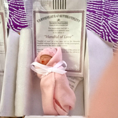 Ashton-Drake Heavenly Handfuls Handful of Joy & Love Vinyl Baby Dolls w/ COA