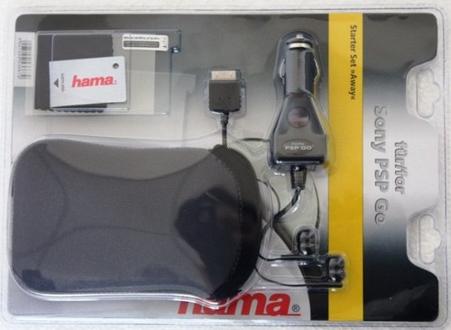 Hama Ensemble Sac Voiture Chargeur Casque pour Sony Psp Go PLAYSTATION Portable - Photo 2/2
