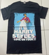 vintage t shirt HARRY STYLES Love On Tour 2021 Size S Black T-Shirt