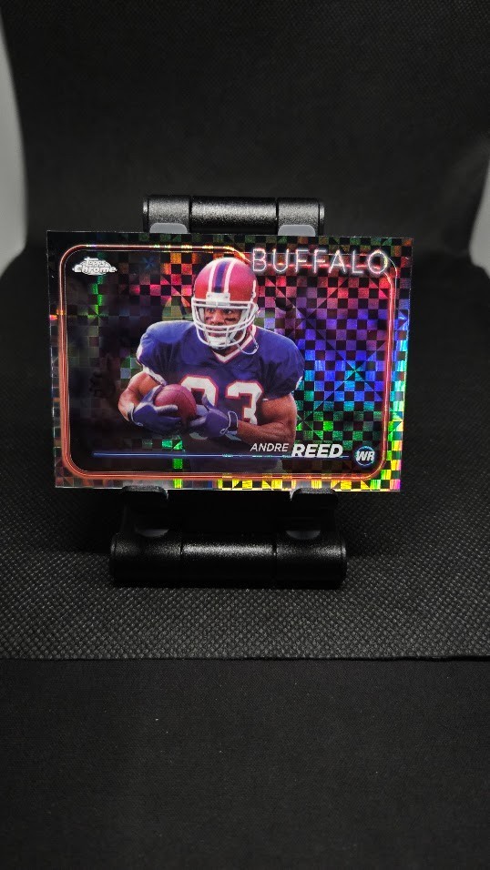 Andre Reed 2024 Topps Chrome Fooball #11 X-Fractor Buffalo Bills