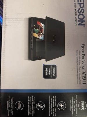 Epson Perfection V19 II Flatbed Scanner 4800x4800 DPI 48-Bit A4 USB