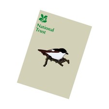 National Trust Brimham Rocks Pied Flycatcher Bird Charity Pin Badge