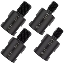 4X Steel Converter Adapter 5/8inch-11 Female to M10 M14 Male Angle Grinder Tool