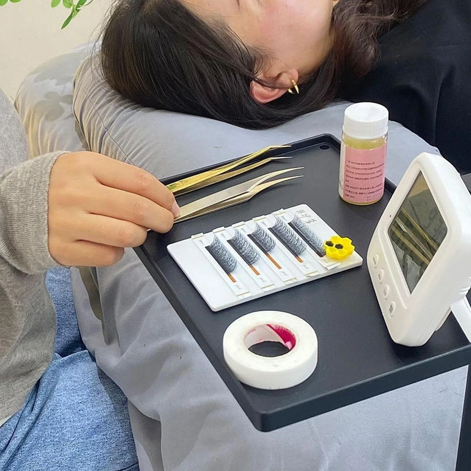 Eyelash Extension Tray Stand Eyelash Workstation Convenient Stable Salon