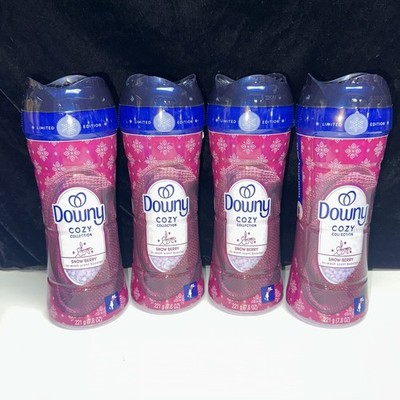 NEW PACK OF 4 DOWNY COZY COLLECTION Laundry Scent Booster SNOW BERRY 7.8oz