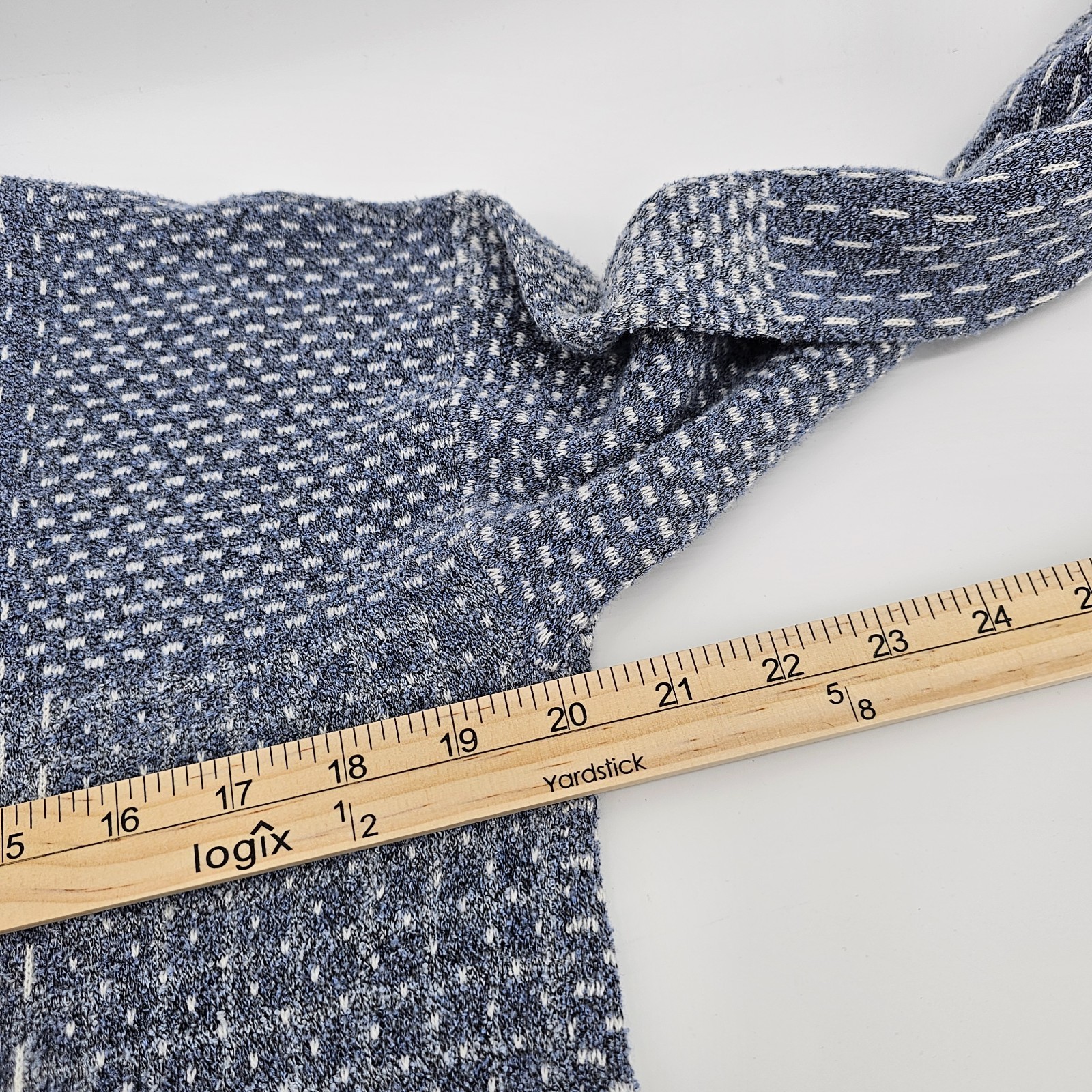 J.Jill Pure Jill Patchwork Snap Front Cardigan Bl… - image 3