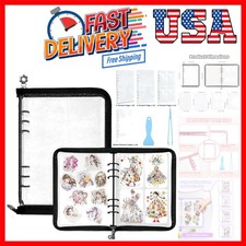 Sticker Organizer Binder Sticker Storage Organizer Reusable Sticker Book Coll...