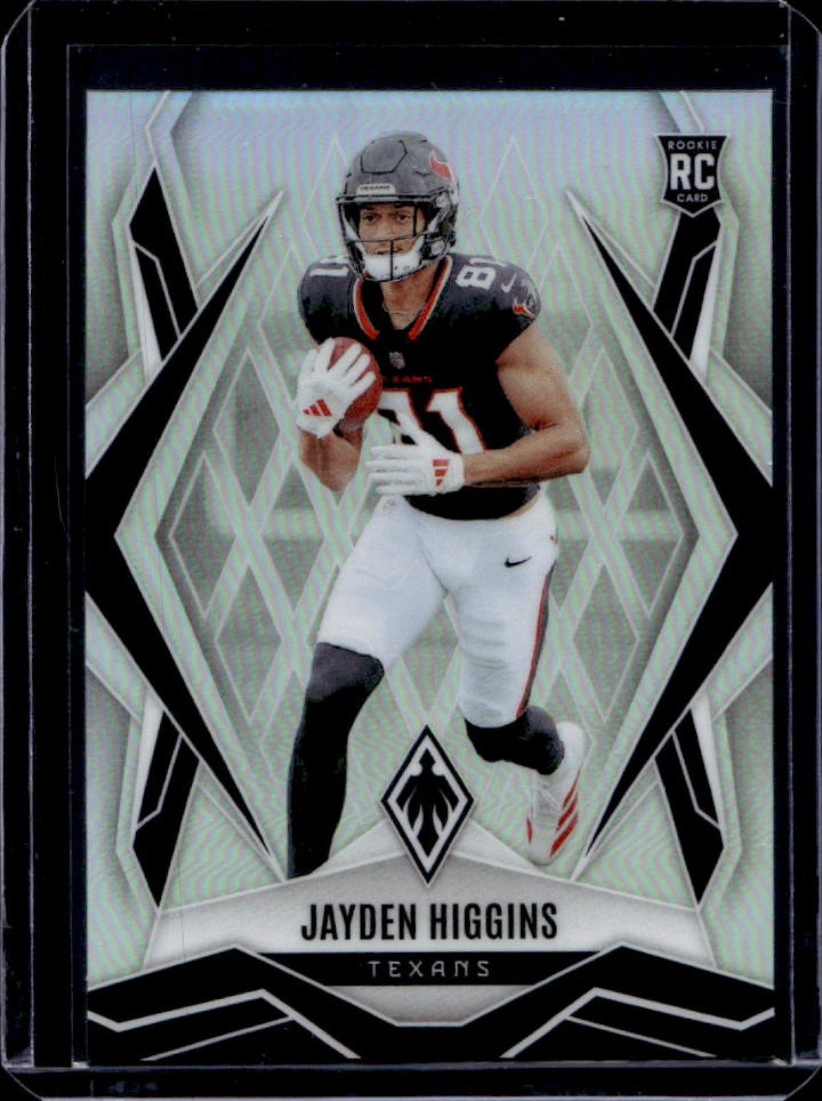 2025 Phoenix Jayden Higgins RC Silver Rookie #180 Texans