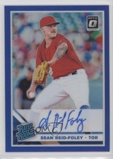 2019 Panini Donruss Optic Blue Prizm 41/75 Sean Reid-Foley #RRS-SF Auto fm0