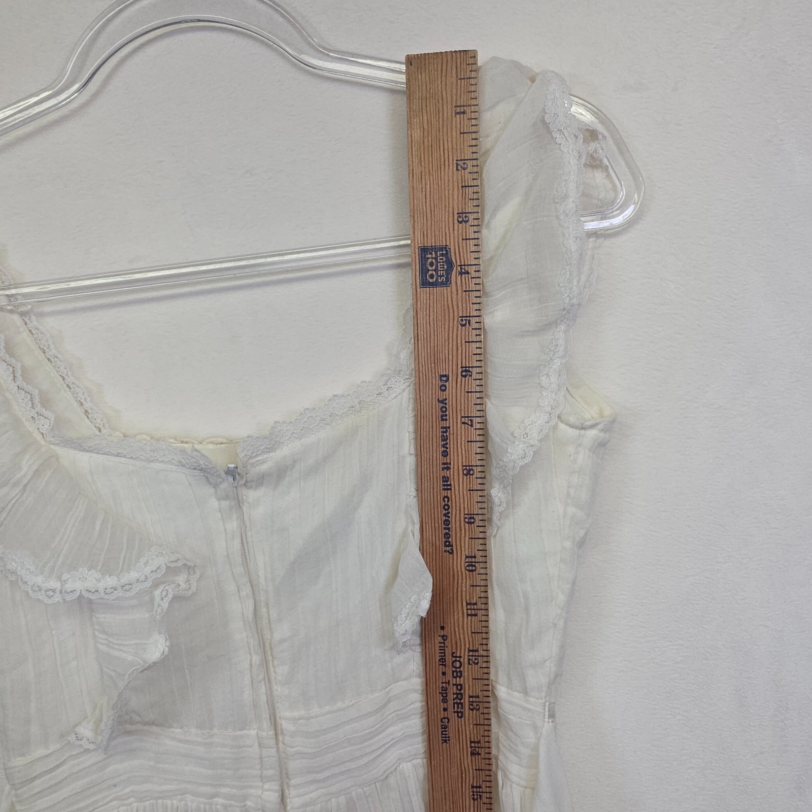 Vintage Gunne Sax Jessica Dress Womens 5 White Fl… - image 21