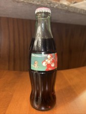 Coca Cola Coke Bottle Christmas Santa Holiday 1995 Vintage 8 Oz Unopened NEW