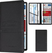 Car Registration and Insurance Card Holder, Vehicle License Document Glove Box C