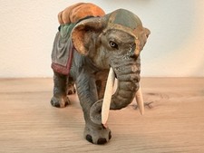 Elefant Marolin Lineol Elastolin Weihnachtskrippe Weihnachtsberg Massefigur
