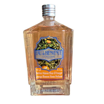 L Occitane Eau de Bienvenue Orange Blossom Home Perfume 8.4 oz NWOB No Sprayer