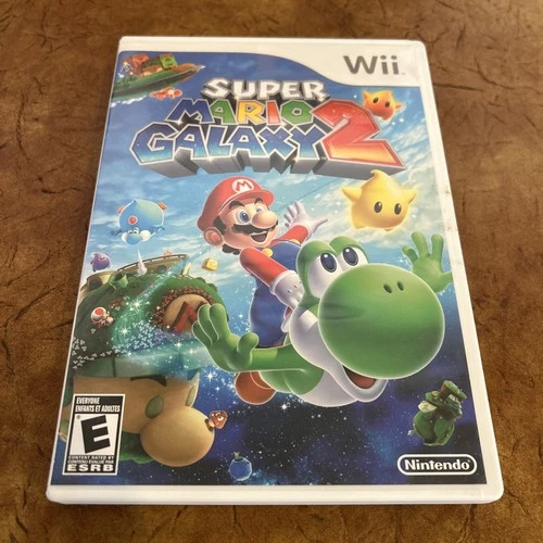Super Mario Galaxy 2 (Nintendo Wii, 2010) 100% Complete