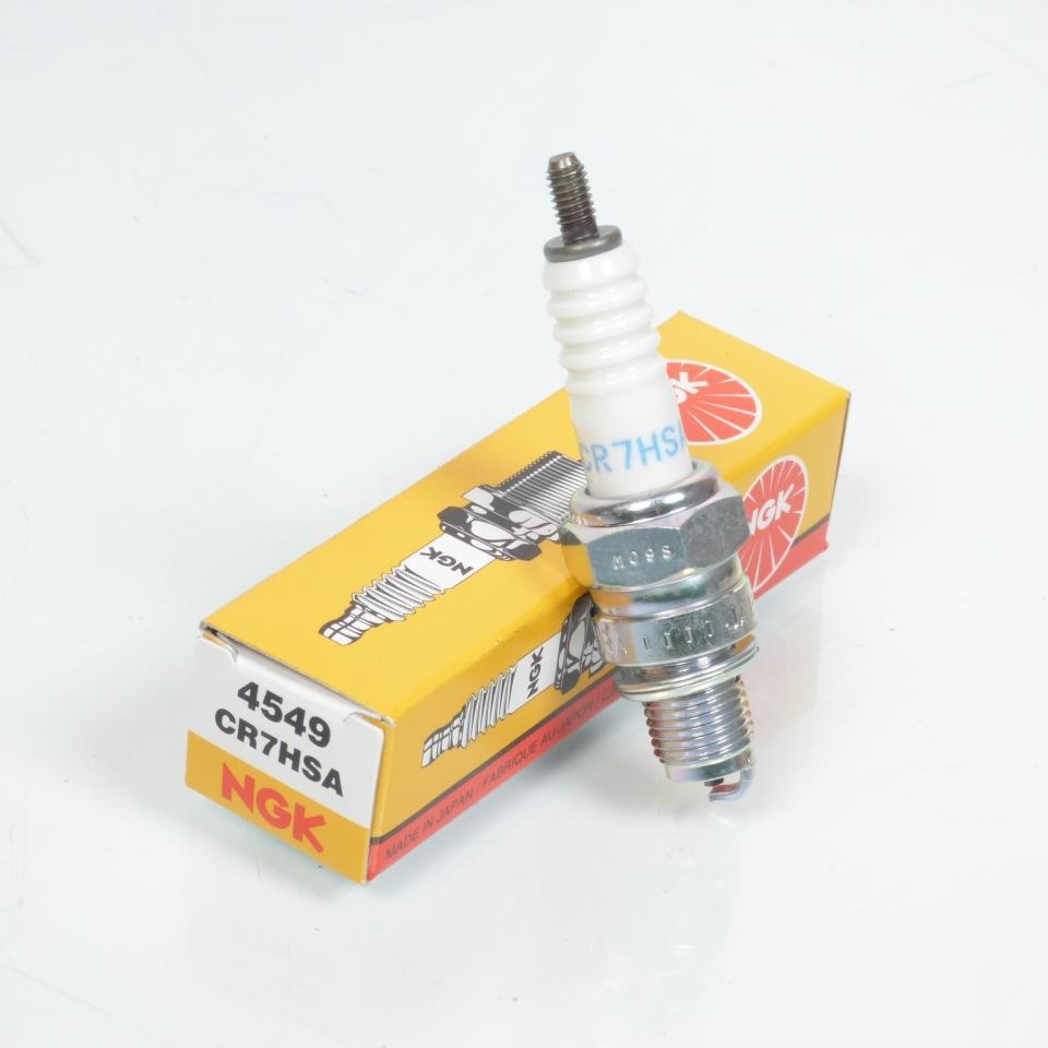 Bougie allumage NGK CR7HSA haute performance pour custom Yamaha 125