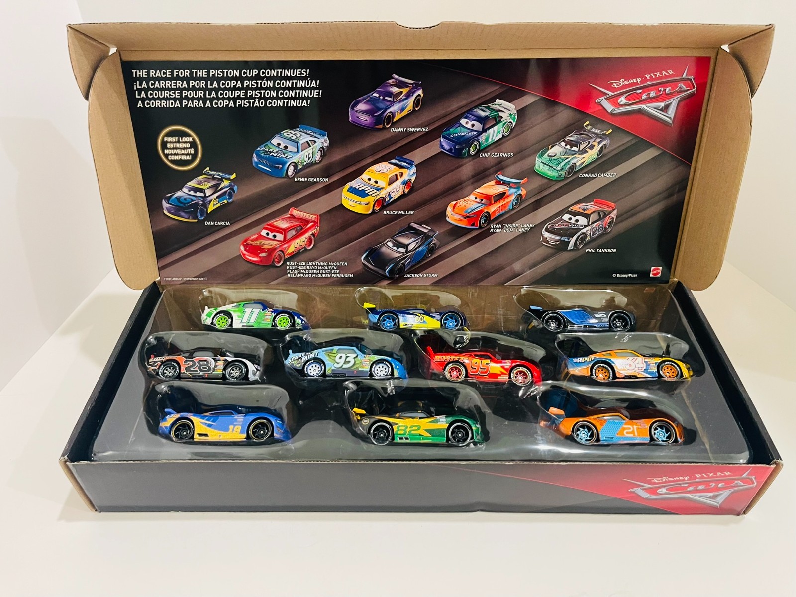 Disney Pixar Cars Amazon Exclusive 10-Pack w/ RPM #64 Bruce Miller ...