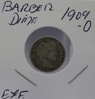 1909-D Barber Dime (Semi Key) Date in Ex Fine Condition (17460-Dime-NS)