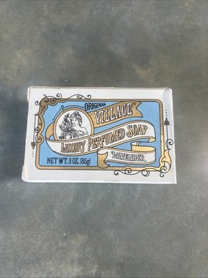 Vintage Village Perfumed Soap Lavender 3oz USA 1977 New Box Bath Decor NOS