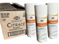 Clorox Citrace Hospital Disinfectant & Sanitizer 14oz Spray (3-Pack) - Citrus