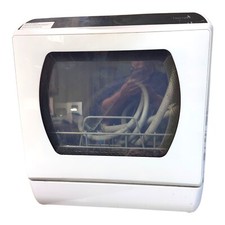 Hermitlux Compact Countertop Dishwasher Built...