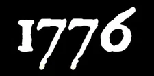 1776 Black & White Vinyl Decal Bumper Sticker