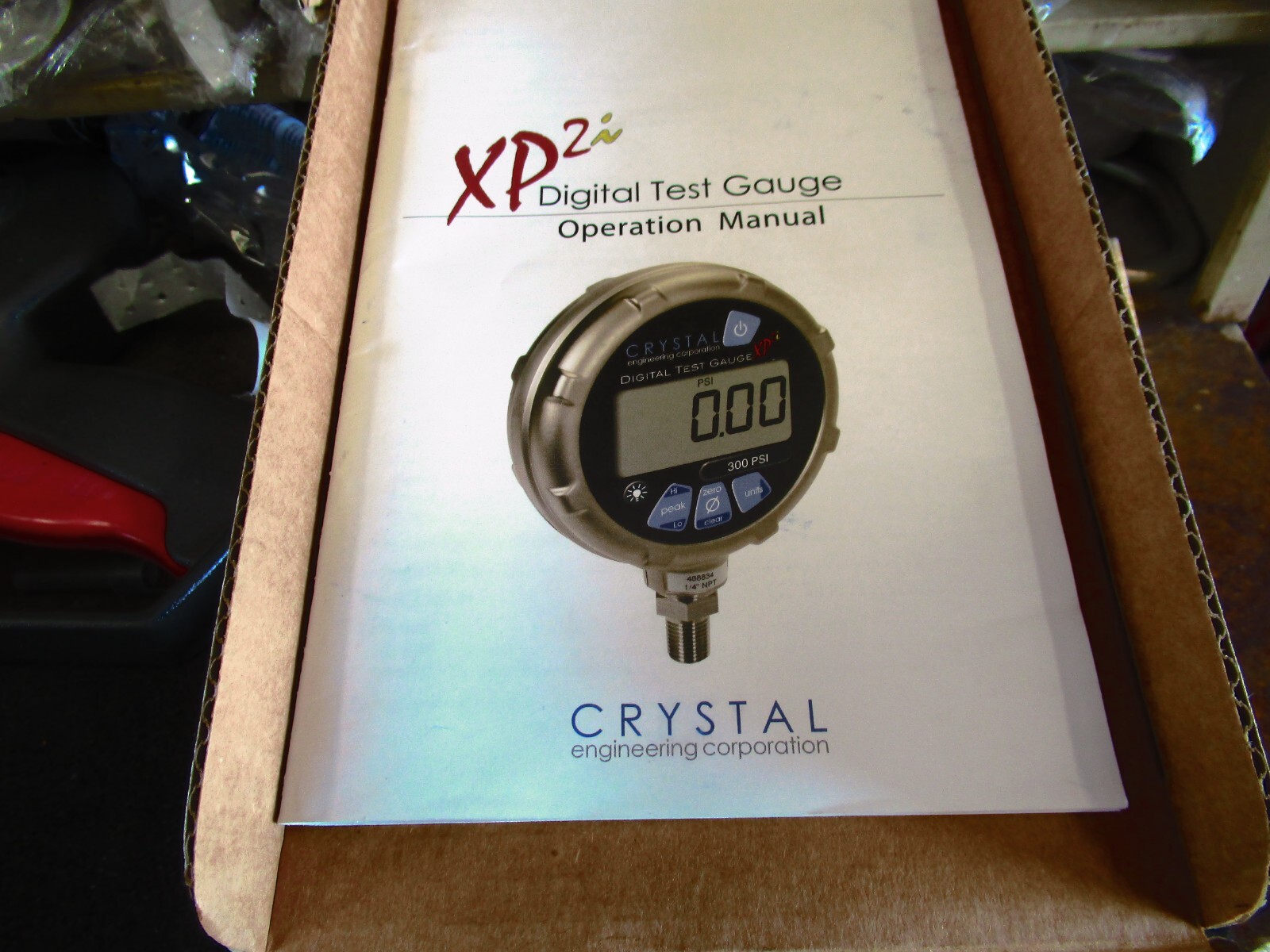 AMETEK CRYSTAL XP2i 100 PSI PRESSURE GUAGE eBay