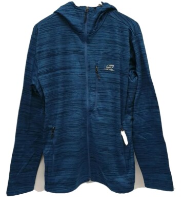 Hannah Victus dunkelblau Fleece Reißverschluss Sweatshirt Herren Größe Extra Large REF CL2 